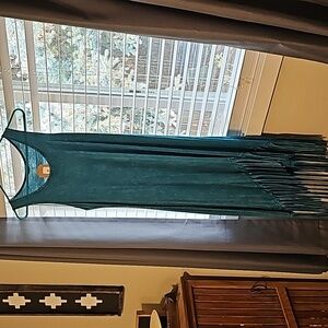 Fringe Acid Wash Midi Dress